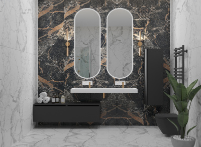Тумба под столешницу 140 см ArmadiArt Vallessi Uno-S (897-140-A glossy), антрацит