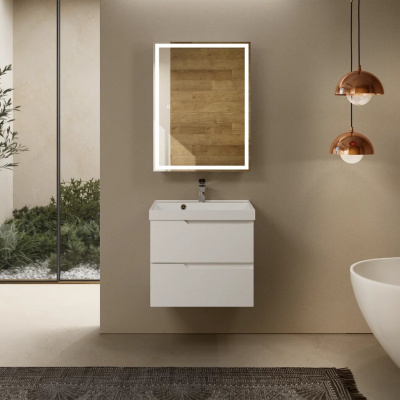 Тумба подвесная 60 см S3 AQUAme (AQM900360WH), белый