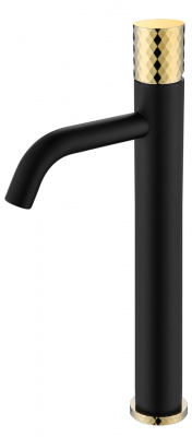 Смеситель для раковины Boheme Stick (122-BG), черный матовый