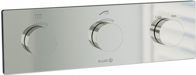 Встраиваемый электронный смеситель-термостат KLUDI Tronic (3830005-00), хром