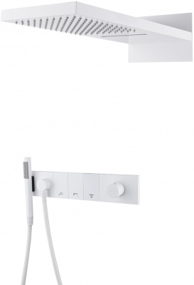 Встраиваемая душевая система Boheme Zodiac (132-MW), белый матовый