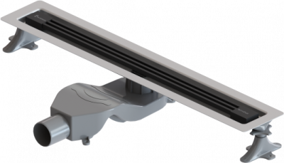 Душевой лоток 60 см ArmadiArt B&T Infinity (981-60-B), черный матовый