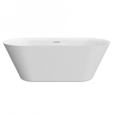 Ванна акриловая отдельностоящая AQUAme (AQM3501GW), 167.6х75х60 см белый