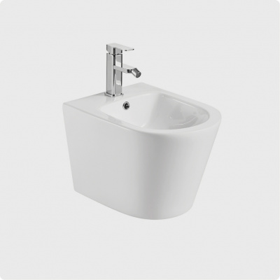 Биде подвесное AQUAme (AQM2101), 51.5x36x34.5 см белый