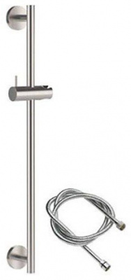 Душевая штанга со шлангом REMER X Style Inox (SS317M332), нержавеющая сталь