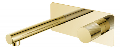 Смеситель для раковины Boheme Stick (125-GG.2), золото