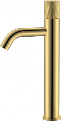 Смеситель для раковины Boheme Stick (122-GG.4), золото