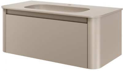 Тумба с раковиной 100 см ArmadiArt Voi (782-100-D/786-100-D), daphne