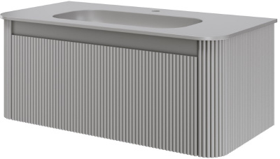 Тумба с раковиной 100 см ArmadiArt Voi (782-100-R-L/786-100-L), luna