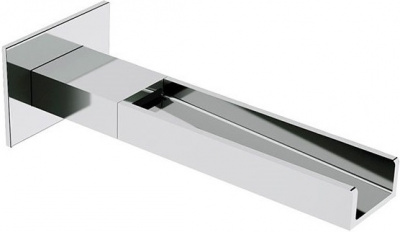 Излив для ванны REMER Qubika Cascata (91QC), хром