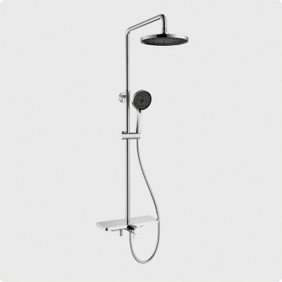 Душевая стойка AQUAme (AQM8002CR), хром