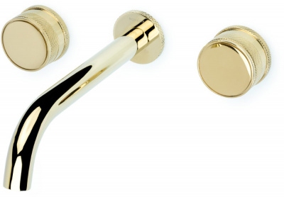 Смеситель для раковины Boheme Prestige (152-2-G-PR), золото