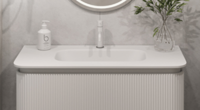 Раковина 102 см ArmadiArt Ovale (786-100-W), белый матовый