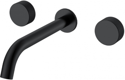 Смеситель для раковины Boheme Stick (152-2-B.2), черный матовый