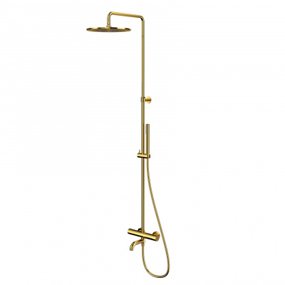 Душевая стойка с изливом и термостатом WHITECROSS Y Y1234GL