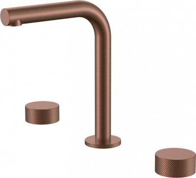 Смеситель для раковины Boheme Stick (152-BRB.4), бронза брашированная