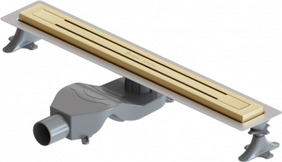 Душевой лоток 60 см ArmadiArt Premium Trendy (983-60-G), золото