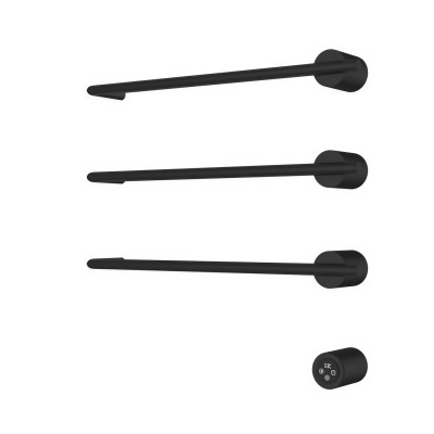Полотенцесушитель электрический AQUAme (AQM3143MB_L), черный матовый