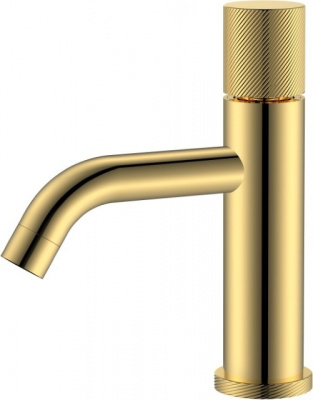 Смеситель для раковины Boheme Stick (121-GG.4), золото