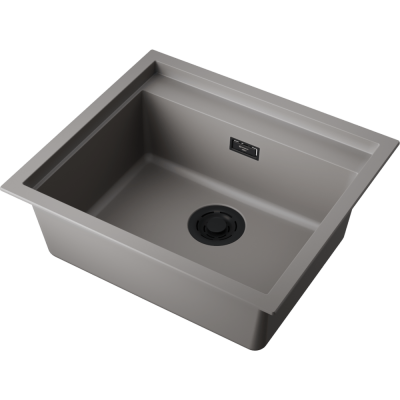 Кухонная мойка Omoikiri Sintesi 57-GR (4997144), прямоугольная, leningrad grey