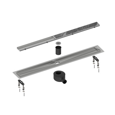 Душевой лоток TIMO Drain System 900 Plate (DS230209/00), хром
