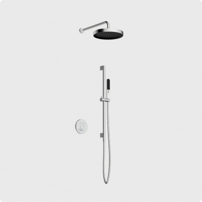 Душевая система с термостатом AQUAme (AQM8401CR), хром