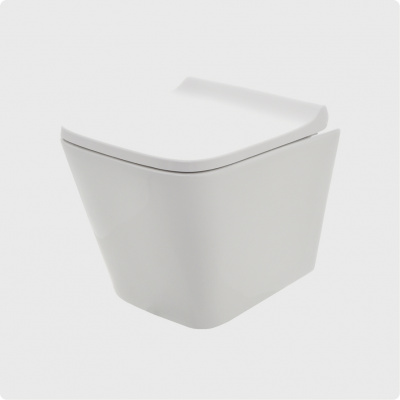 Унитаз подвесной безободковый AQUAme AQM2004 49x34x35 см