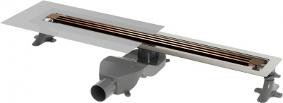 Душевой лоток 60 см ArmadiArt B&T Infinity (981-60-BRB), бронза брашированная