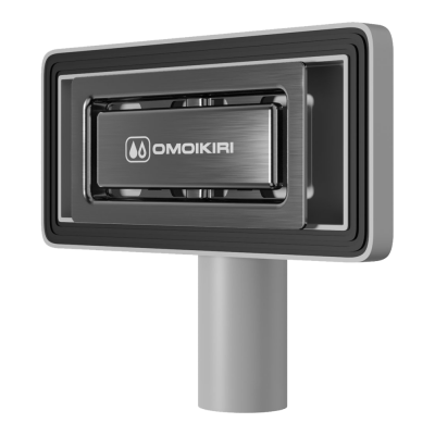 Универсальный перелив для моек Omoikiri OV-02-GM (4956722), вороненая сталь