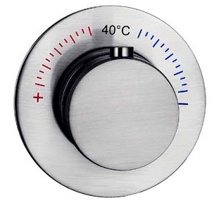 Встраиваемый термостат Boheme Uno (627-T-INOX), сталь