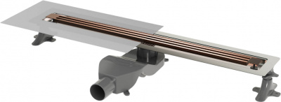 Душевой лоток 80 см ArmadiArt B&T Infinity (981-80-CB), медь брашированная