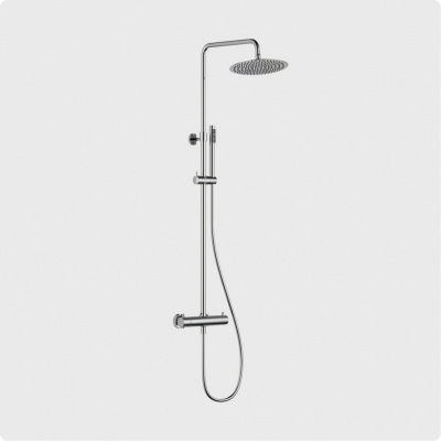 Душевая стойка с термостатом AQUAme Siena (AQM8006CR), хром