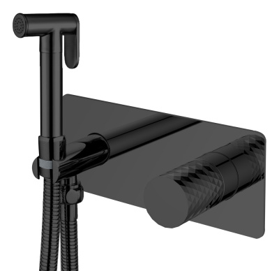 Гигиенический душ Boheme Stick (127-BB), черный матовый