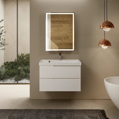 Тумба подвесная 80 см S3 AQUAme (AQM900380WH), белый