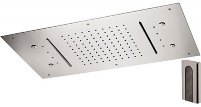 Верхний душ с LED-подсветкой REMER (357RR7040N2CW), хром