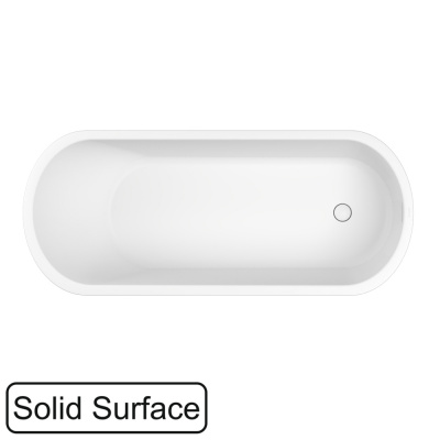 Ванна WHITECROSS Jess (0223.170071.200), иск. камень 170x71, белый матовый