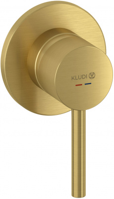 Встраиваемый смеситель KLUDI Bozz (38925N076), для 38826N золото брашированное
