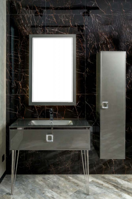 Консоль 80 см ArmadiArt Lucido (770-080-GR), графит глянцевый