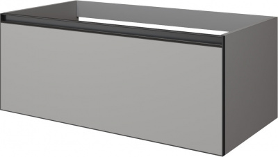 Тумба под раковину 100 см ArmadiArt Quatro 1 (790-M1-100-L-A), luna/антрацит