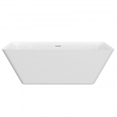 Ванна акриловая отдельностоящая AQUAme (AQM3502GW), 167.6х75х60 см белый