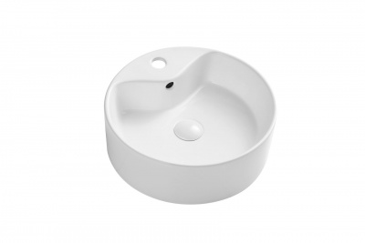Раковина накладная AQUAme (AQM5009), 40х40х14 см белый