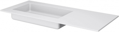 Раковина 120 см ArmadiArt Quatro (793-120-W-A), белый матовый