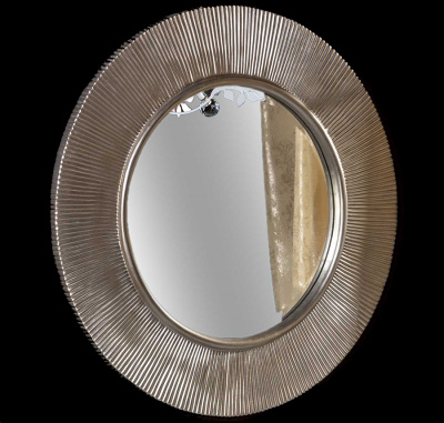 Зеркало с подсветкой Ø82 см ArmadiArt NeoArt Shine (528-SL light), серебро