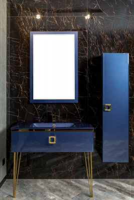 Консоль 80 см ArmadiArt Lucido (770-080-BL), синий