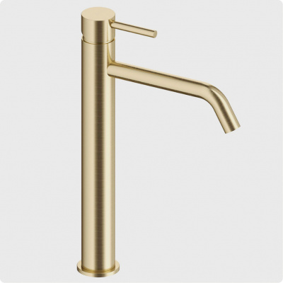 Смеситель для раковины AQUAme Siena (AQM6214BG), золото брашированное
