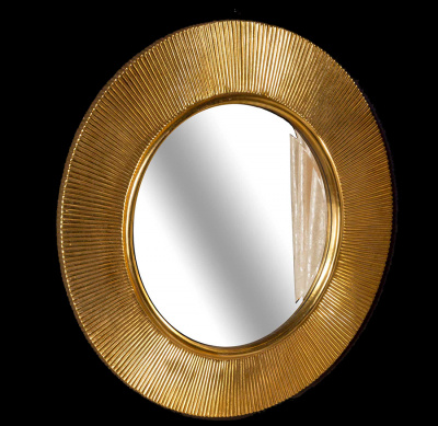Зеркало с подсветкой Ø82 см ArmadiArt NeoArt Shine (528-G light), золото