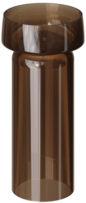 Раковина Ø40 см на пьедестале Boheme Glow (810-G-C+810-BASE-G-C), coffee