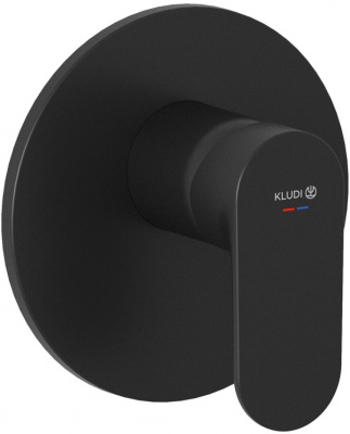 Встраиваемый смеситель KLUDI X1 (327553975), для 88022 черный матовый