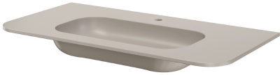 Раковина 102 см ArmadiArt Voi (786-100-C), кашемир матовый