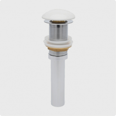 Донный клапан AQUAme (AQM7002-0W), белый